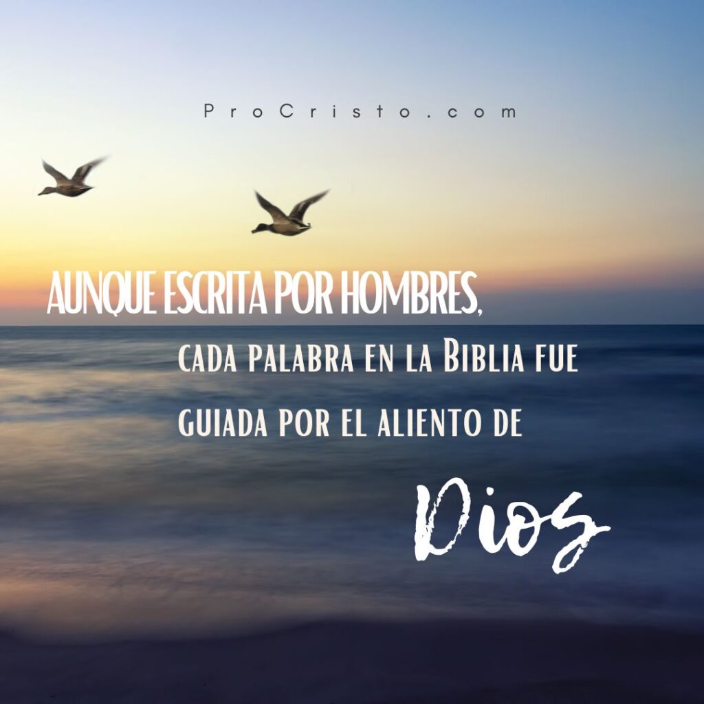 ¿Quién escribió la Biblia? Descubre el origen divino de las Escrituras 2 C00000033