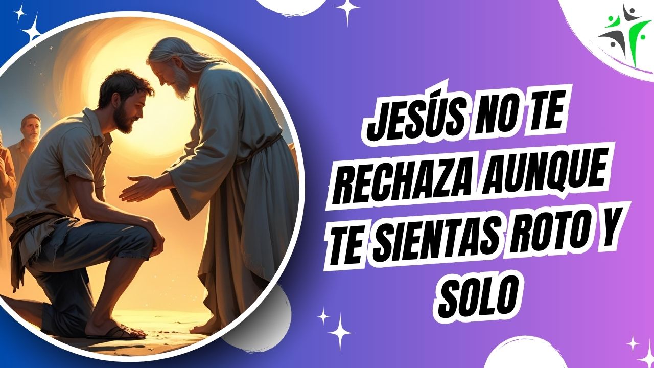 Jesús sana a un hombre con lepra